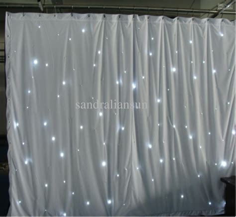 Top Quality 8x3m Smd5050 White Led Curtain Lights Backdrop For Weddings