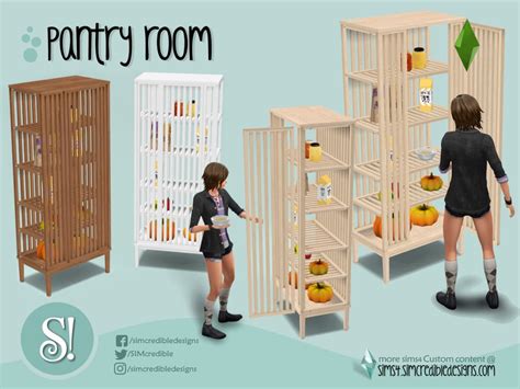 The Sims Resource Naturalis Pantry Fridge