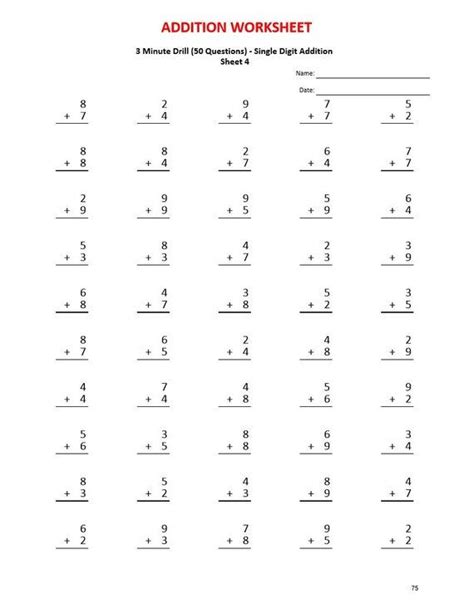 Printable Free Kumon Math Worksheets For Grade 1 - Thekidsworksheet