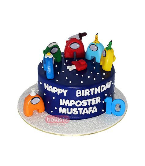 Among Us Imposter Cake By Bakisto The Cake Company