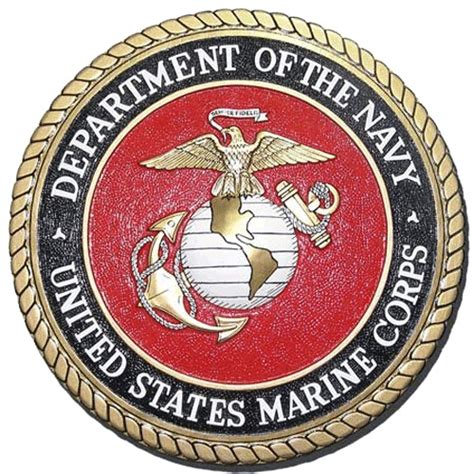 Navy Marine Official Corps Plaques And Seals For Walls And Podiums