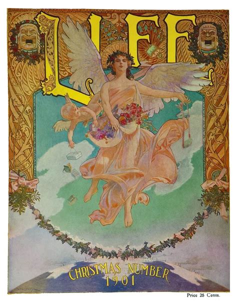 1901 Life Magazine Cover Christmas Number Life Magazine Covers Art