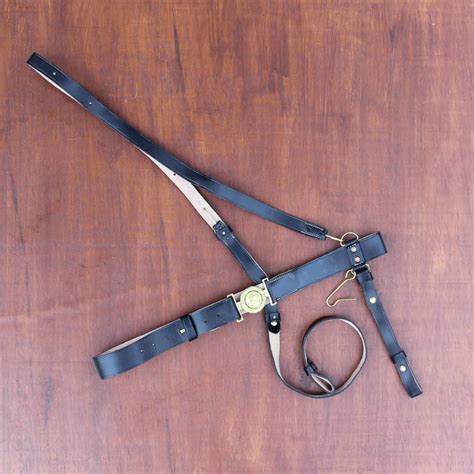 Cs Northern Virginia Officers Sword Belt Civil War Sutler