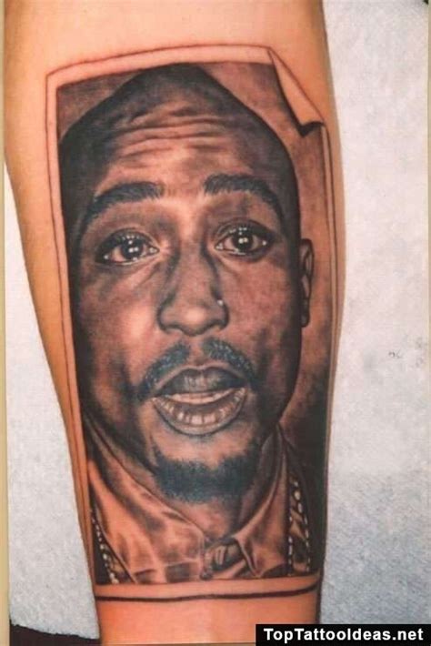 Tupac Tattoo By Darren Stares Top Tattoo Ideas