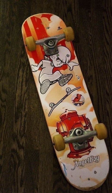 2006 Angelboy Powell Peralta Cool Red 29 Skateboard With Spitfire