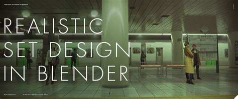 Artstation Realistic Set Design In Blender Tutorials In 2023