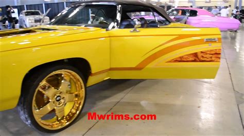 71 Chevy Impala Donk On Gold Forgiato Rims Forgiatofest 2014 Youtube