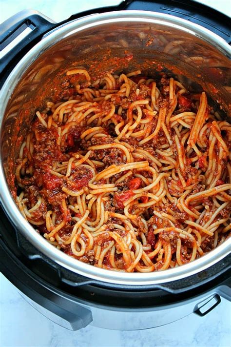 Instant Pot Spaghetti Recipe Recipe Cart