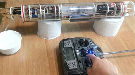 Mini submarine rc high powered 3.7v toy with remote controller 14cm model. Hand made rc submarine (*safe divice-prevent before the ballast tank overflows) - YouTube