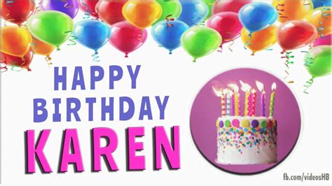 Images Of Happy Birthday Karen Best Happy Birthday Karen Cake From