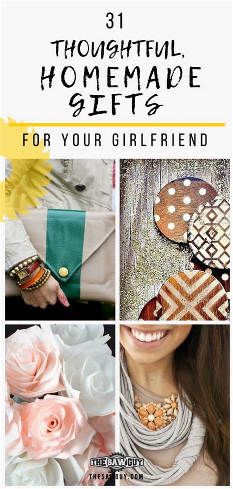 We've picked out the cutest and most thoughtful gifts to show your love to your boyfriend on your upcoming anniversary. 51 Thoughtful, Homemade Gifts for Your Girlfriend ...