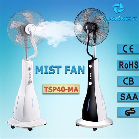 16 Inch Indoor Outdoor Industrial Cool Water Mist Spray Fan With Remote