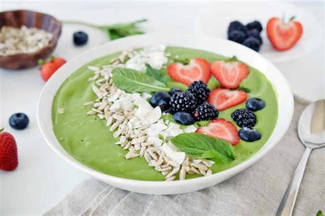 Tropical Green Smoothie Bowl Andi Anne