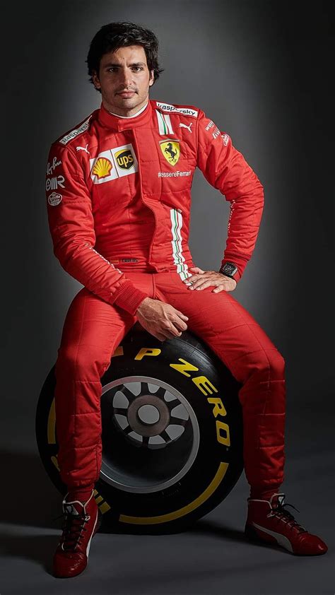 Carlos Sainz Jr Formula One Spanish Driver Formula 1 Ferrari Italy Hd Phone Wallpaper