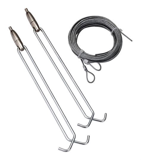 Lithonia Lighting Aircraft Cable Hanging Kit Steel Silver For Use