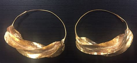Gold Dipped Fulani Earrings Large Version Fulaba Exclusive