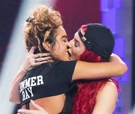 Justina Valentine And Sommer Ray Lesbian Kiss
