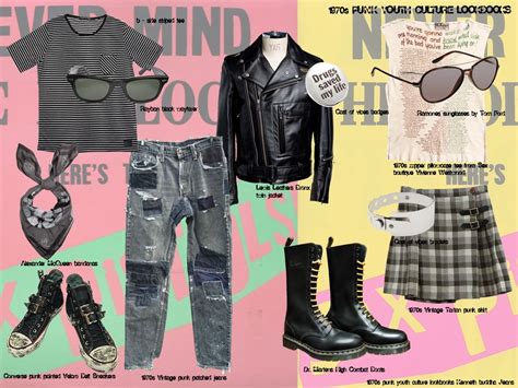 The 1970s Punk Fashion Lookbooks And Style 1970s Punk Youth Culture