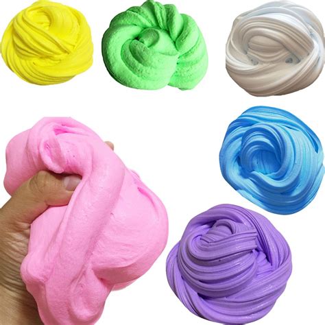 New Fluffy Floam Slime Diy Heat Discoloration Rubber Mud Slime Putty