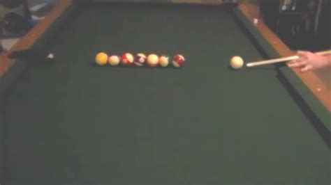 Pool Table Trick 7 Ball Jump Shot Youtube