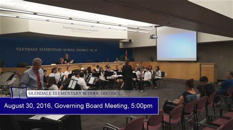 August 30 2016 Governing Board Meeting Youtube