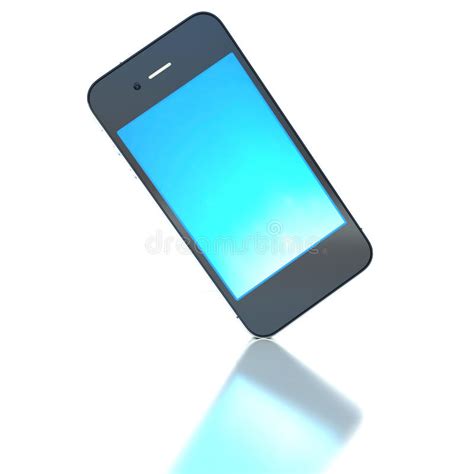Modern Smart Phone On White Background Stock Illustration