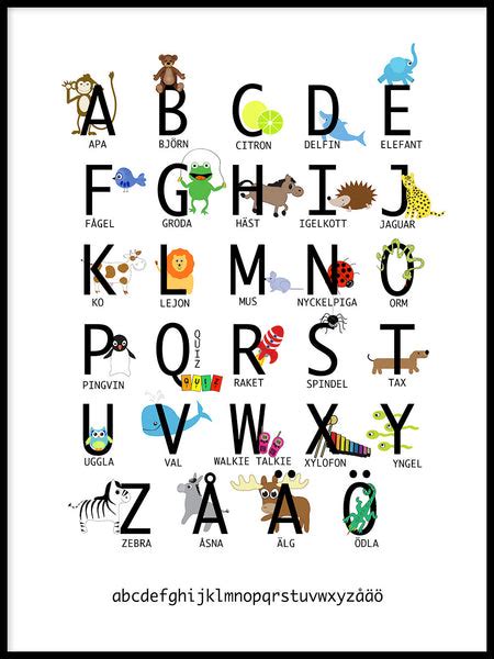 Poster Alphabet Poster Order Online From