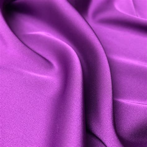 Hyacinth Violet Silk Satin Fabric By The Meter Lingerie And Etsy