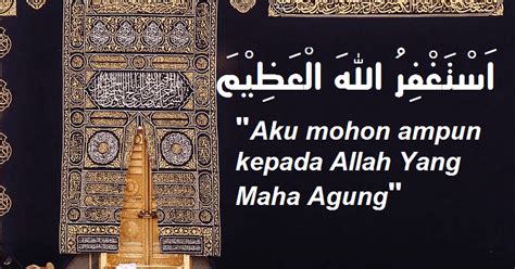 Lalu bagaimana dengan di akhir kaimat ?? Arti Kalimat Astagfirullahal 'Azim - MI PUI Cipari