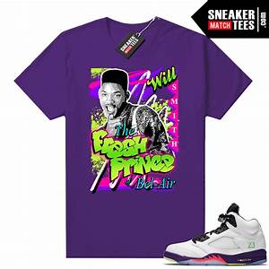 Fresh Prince Of Bel Air Purple Shirt Sneaker Match Tees