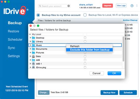 How long does iDRIVE keep files? 2
