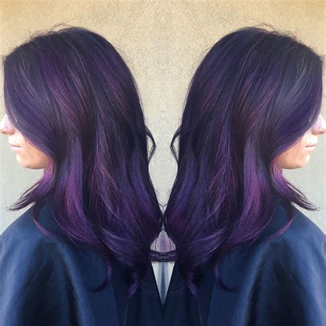 Deep Purple Hair Pravana Goldwell Purplehair Violethair Purple