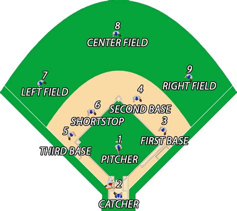 Baseball Diamond Layout Positions