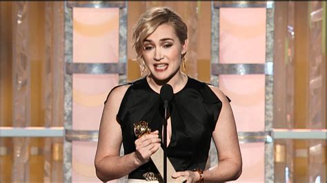 Полное имя — кейт элизабет уинслет (kate elizabeth winslet). Kate Winslet Wins Best Actress Mini Series - Golden Globes ...