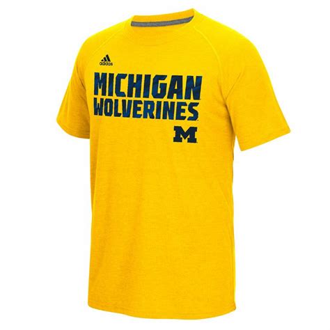 Michigan Wolverines Adidas Ncaa Climalite Ultimate Performance T Shirt