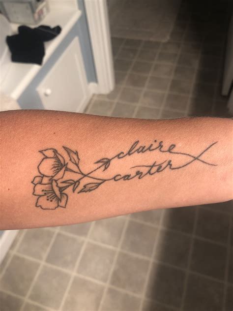 Name Tattoo Tattoos For Women Flowers Wrist Tattoos For Women Tattoos For Daughters