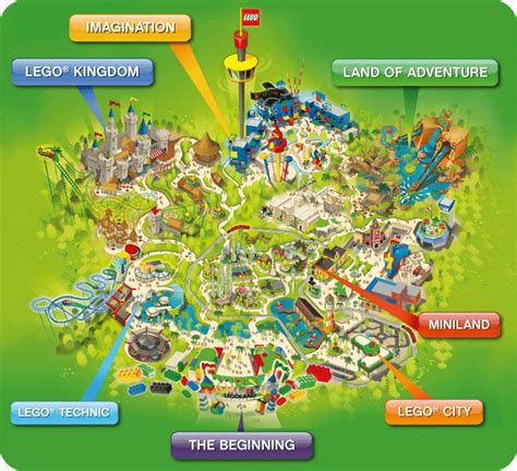 Legoland Map Bljourney