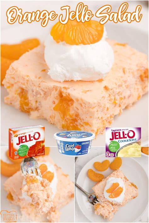 Orange Jello Salad Is Light Refreshing And Makes The Perfect Side Dish