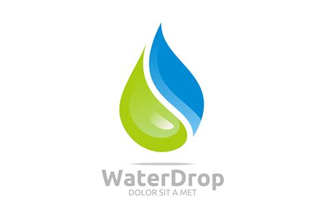 Logo Drop Water Graphic By Acongraphic · Creative Fabrica