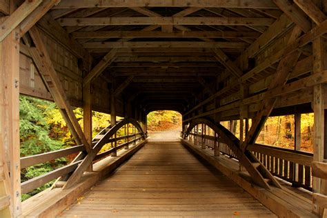 Inside Covered Bridge Free Stock Photo Public Domain Pictures