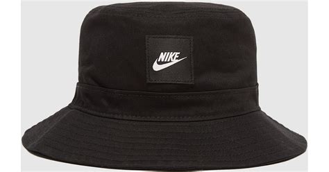 Nike Cotton Futura Bucket Hat In Black For Men Lyst