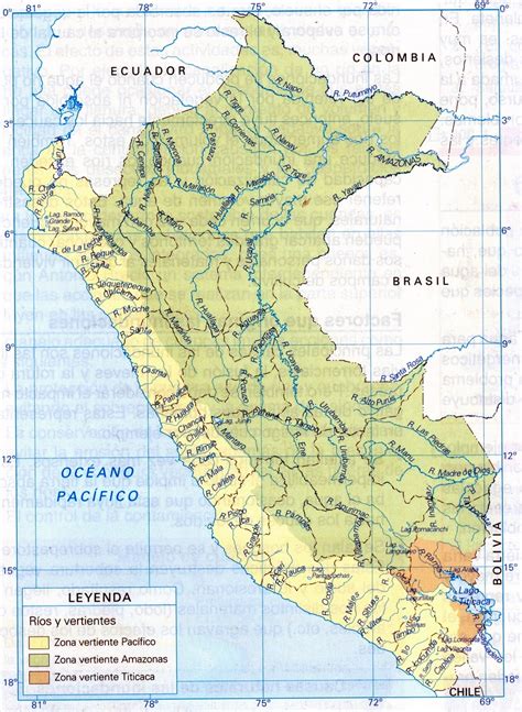 Geografia En Accion Rios De La Vertiente Del Amazonas