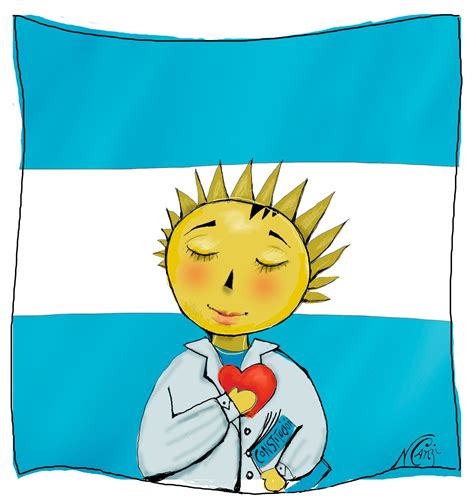 La bandera de argentina es un símbolo nacional de la república argentina. Nerina Canzi Ilustraciones: 24 DE MARZO DE 2014 - Día ...