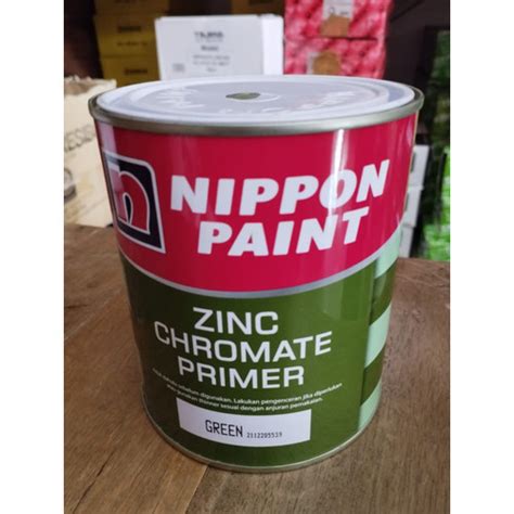 Jual Nippon Zinc Chromate Primer Green 1kg Cat Dasar Besihijau 1kg