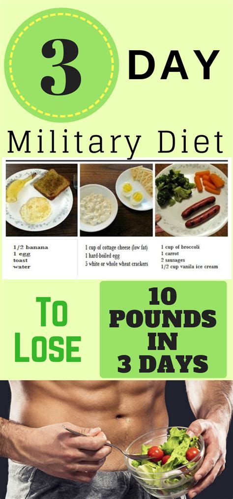 Daily Health Advisor 3 Day Military Diet To Lose 10 Pounds In 3 Day