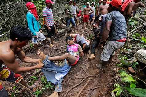 PHOTO REPORT Amazon Indian Warriors Beat And Strip Illegal Loggers In