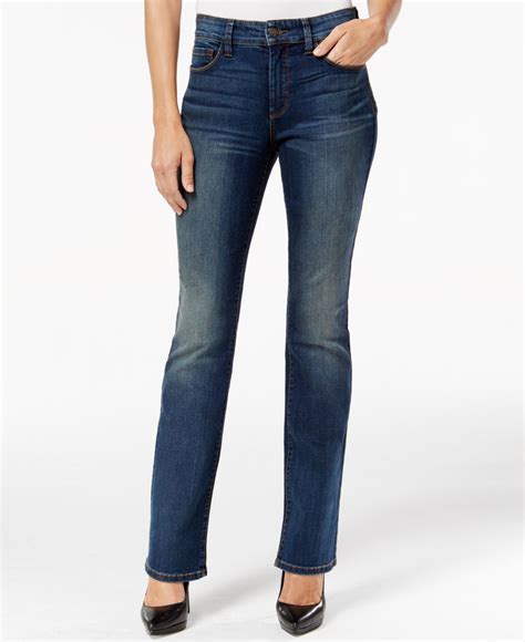 Nydj Petite Relaxed Bootcut Jeans In Blue Lyst