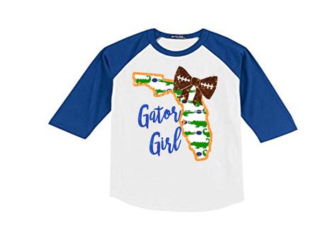 Gator Girl Football Shirt Florida Gators Toddler Shirt Girls