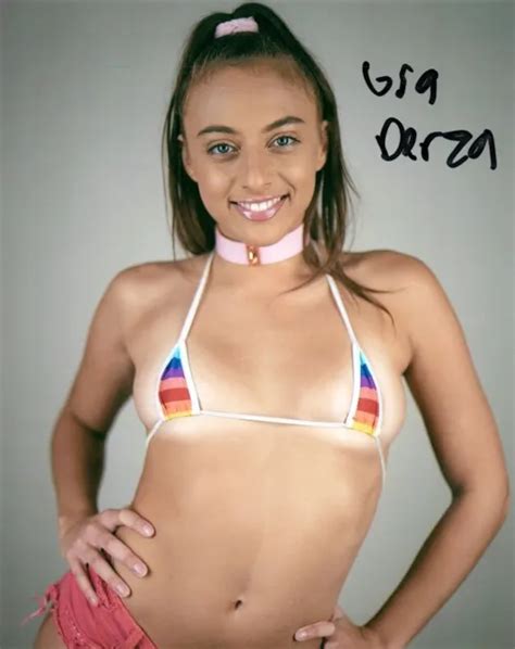 GIA DERZA SUPER Sexy Hot Adult Porn Model Signed X Photo COA Proof PicClick