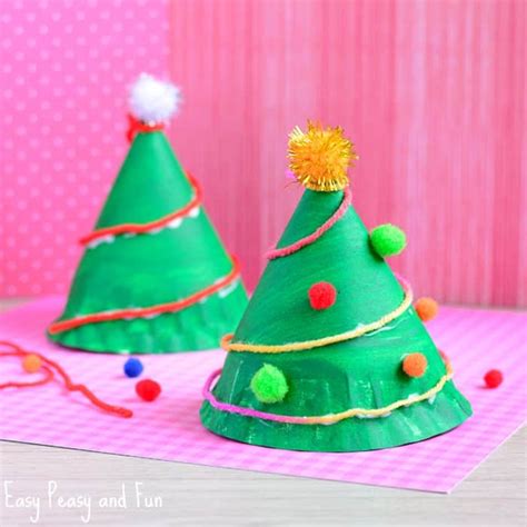 Paper Plate Christmas Tree Craft Easy Peasy And Fun